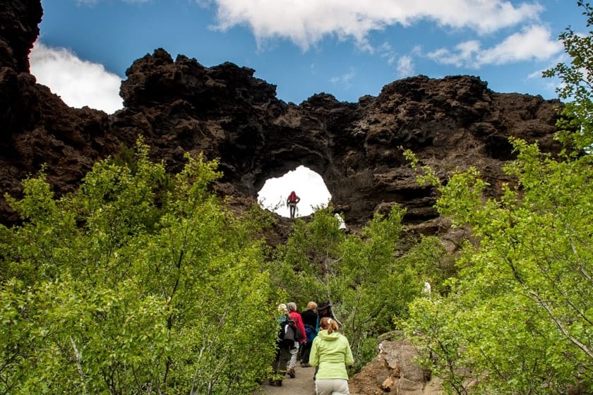 Dimmuborgir Lava Fields via Lake Myvatn Tour from Akureyri