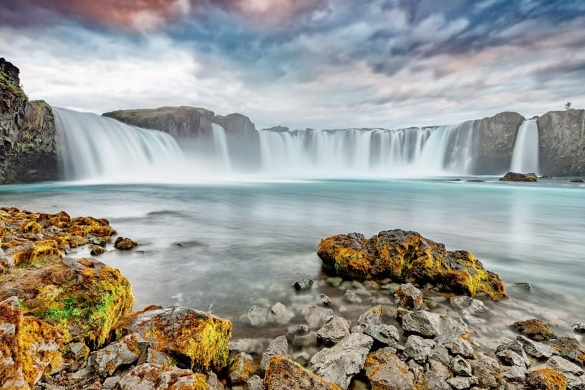 Waterfall Goðafoss via Lake Myvatn Tour from Akureyri