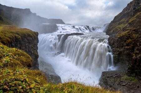 Gullfoss Waterfall golden Circle